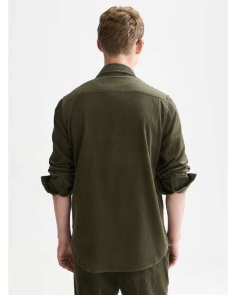 Ανδρικό Χακί Πουκάμισο Κοτλέ SCOTCH & SODA 183699 LONG SLEEVE SHIRTS Ανδρικό Χακί Πουκάμισο Κοτλέ SCOTCH & SODA 183699 LONG SLEEVE SHIRTS