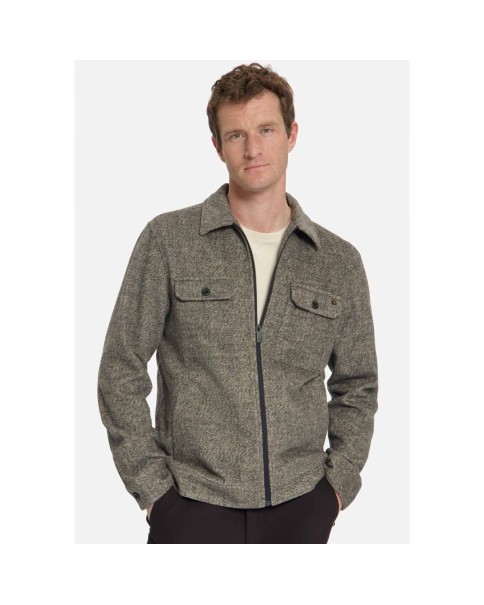 Ανδρικό OverShirt No Excess 33510924 MELANGE TWILL EFFECT WOOLBLEND Ανδρικό OverShirt No Excess 33510924 MELANGE TWILL EFFECT WOOLBLEND