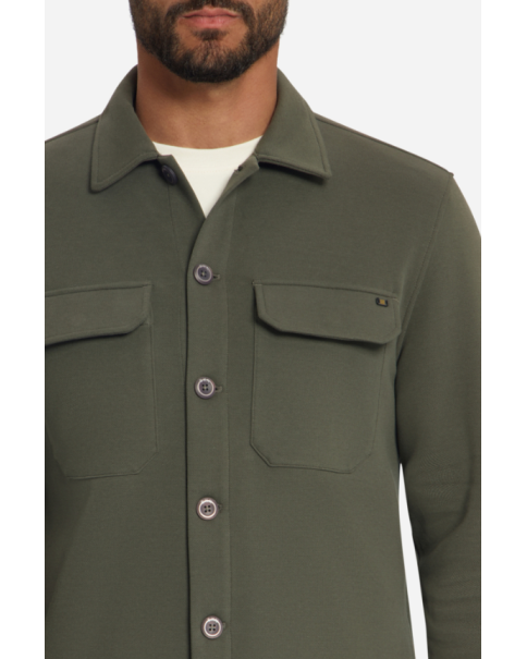 Ανδρικό OverShirt Pique No Excess 33510925 Army Ανδρικό OverShirt Pique No Excess 33510925 Army