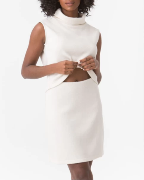 Γυναικεία Φούστα πλεκτή Lotus Eaters Astir Εκρού