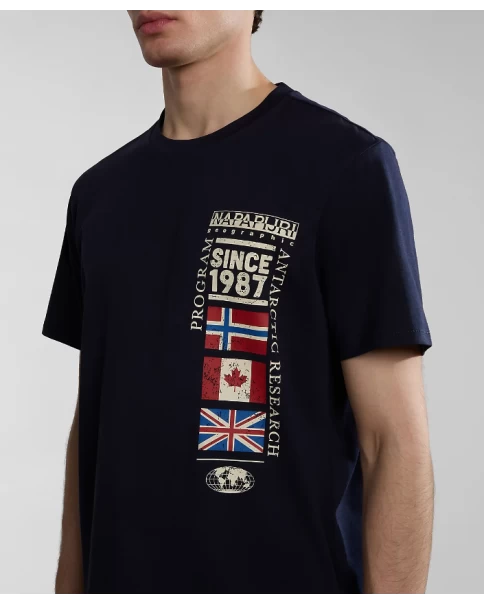 Ανδρικό T-shirt Napapijri S-TURIN 1 NP0A4HQG1761 T-SHIRTS Ανδρικό T-shirt Napapijri S-TURIN 1 NP0A4HQG1761 T-SHIRTS