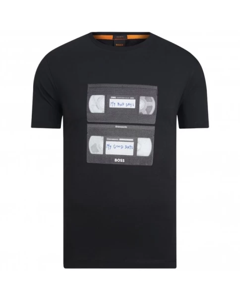 Ανδρικό T-shirt BOSS TeRetroLeo 50510021 Ανδρικό T-shirt BOSS TeRetroLeo 50510021