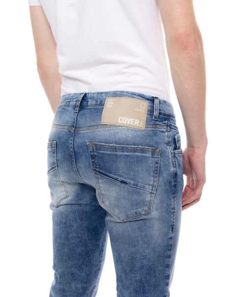 Ανδρικό Jean Παντελόνι Cover New Date Q2844-30 JEANS Ανδρικό Jean Παντελόνι Cover New Date Q2844-30 JEANS