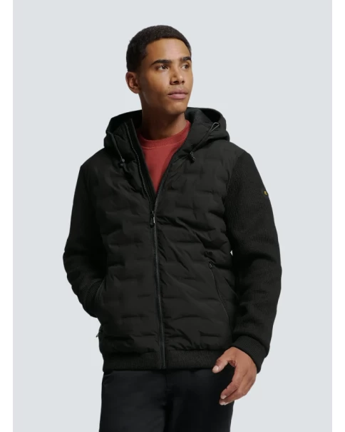 Ανδρικό Μπουφάν Μαύρο No Excess 29630819