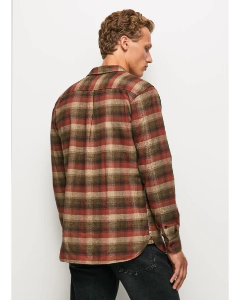 Men's Shirt Flannel Pepe Jeans PM307638 LONG SLEEVE SHIRTS Men's Shirt Flannel Pepe Jeans PM307638 LONG SLEEVE SHIRTS