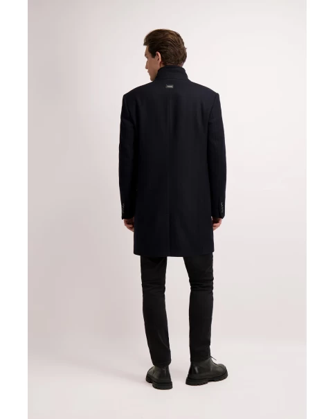 Men's Coat LAVARD Armando Deserto Black OVERCOATS