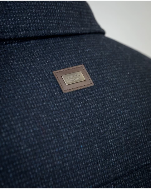 Ανδρικό Παλτό LAVARD Elon Stripe Blue ΠΑΛΤΟ Ανδρικό Παλτό LAVARD Elon Stripe Blue ΠΑΛΤΟ