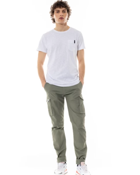 Ανδρικό Cargo Παντελόνι Cover CESAR T018-26 KHAKI