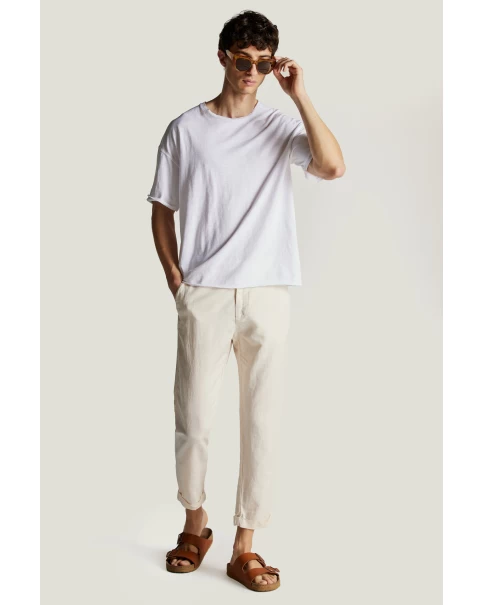 Ανδρικό Λινό Παντελόνι Dirty Laundry Linen Blend Chino Trousers ΠΑΝΤΕΛΟΝΙΑ ΥΦΑΣΜΑ Ανδρικό Λινό Παντελόνι Dirty Laundry Linen Blend Chino Trousers ΠΑΝΤΕΛΟΝΙΑ ΥΦΑΣΜΑ