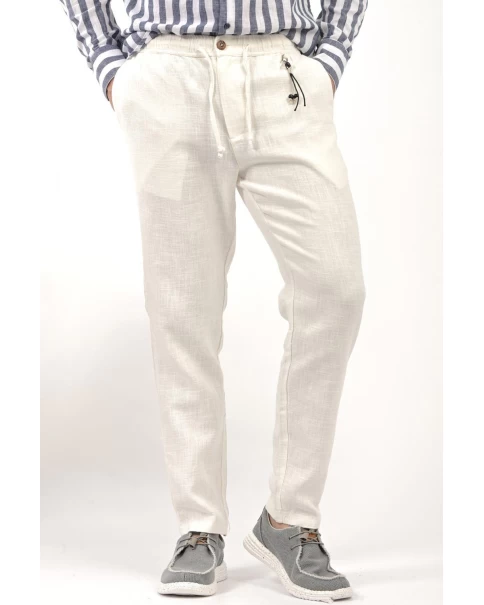 Ανδρικό Λινό Παντελόνι ISLAND 500-22 Vittorio TROUSERS Ανδρικό Λινό Παντελόνι ISLAND 500-22 Vittorio TROUSERS