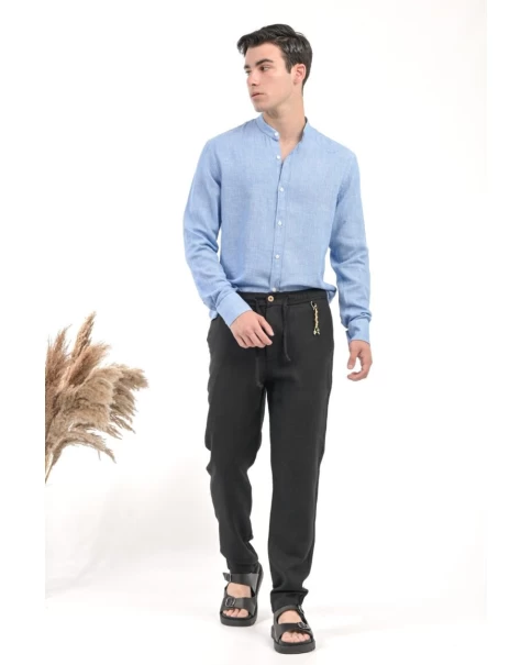 Ανδρικό Λινό Παντελόνι ISLAND 500-22 Vittorio TROUSERS Ανδρικό Λινό Παντελόνι ISLAND 500-22 Vittorio TROUSERS