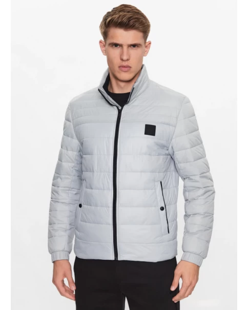 Ανδρικό Μπουφάν Boss Oden 50496766 Silver Grey Ανδρικό Μπουφάν Boss Oden 50496766 Silver Grey