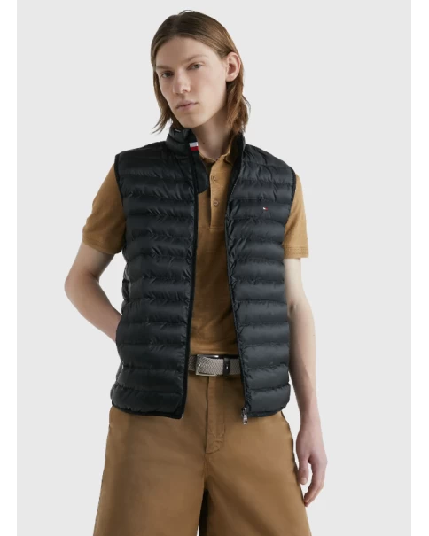 Αμάνικο Μαύρο Μπουφάν Tommy Hilfiger MW0MW18762