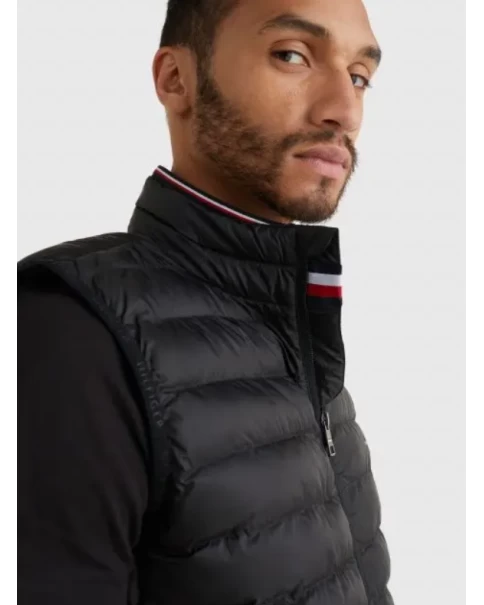 Αμάνικο Μαύρο Μπουφάν Tommy Hilfiger MW0MW18762