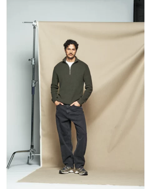 Ανδρικό Πουλόβερ με zip Gabba Cape Roll 10078 ΠΛΕΚΤΑ Ανδρικό Πουλόβερ με zip Gabba Cape Roll 10078 ΠΛΕΚΤΑ