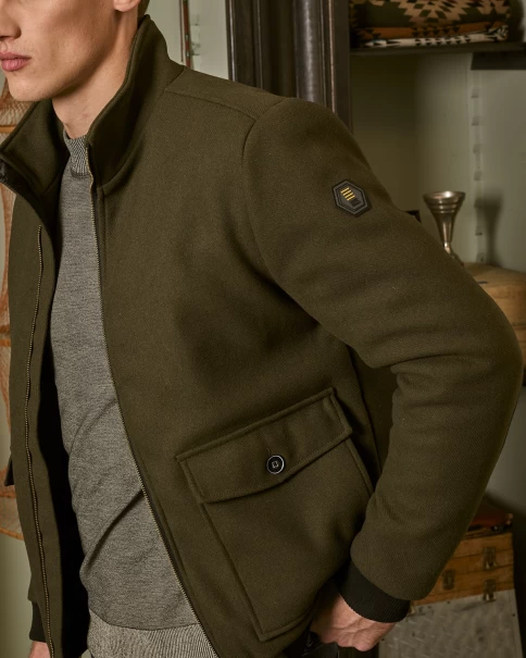 Ανδρικό Jacket No Excess 21630809 Dark Army ΜΠΟΥΦΑΝ Ανδρικό Jacket No Excess 21630809 Dark Army ΜΠΟΥΦΑΝ