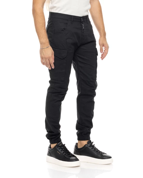 Ανδρικό Cargo Παντελόνι Cover ARMY M0186 BLACK CARGO Ανδρικό Cargo Παντελόνι Cover ARMY M0186 BLACK CARGO