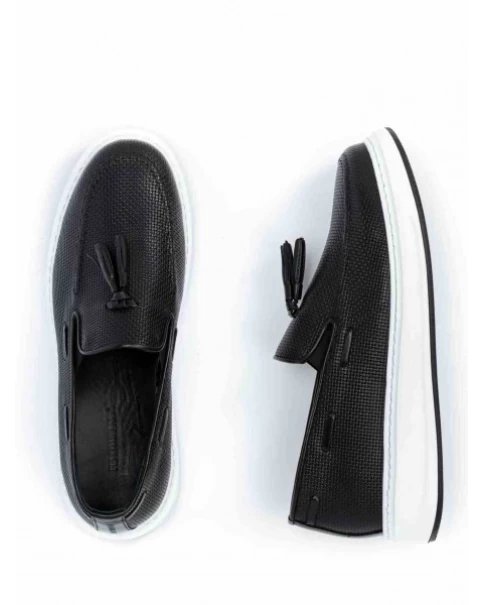 Ανδρικά Δερμάτινα Παπούτσια Fenomilano 2916 black
