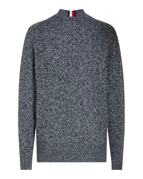 Ανδρικό Πουλόβερ Tommy Hilfiger MW0MW33101 grey ΠΛΕΚΤΑ
