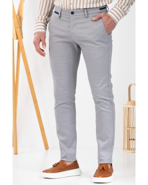 Ανδρικό Παντελόνι Chino Vittorio 500-24-Como Grey ΠΑΝΤΕΛΟΝΙΑ ΥΦΑΣΜΑ Ανδρικό Παντελόνι Chino Vittorio 500-24-Como Grey ΠΑΝΤΕΛΟΝΙΑ ΥΦΑΣΜΑ