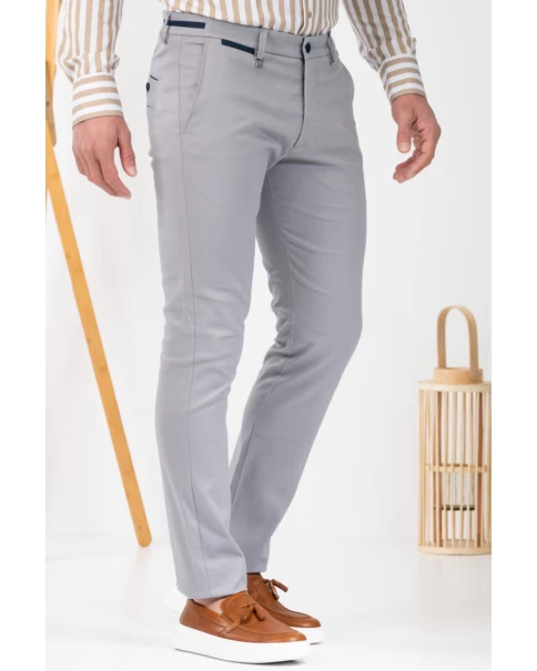 Ανδρικό Παντελόνι Chino Vittorio 500-24-Como Grey ΠΑΝΤΕΛΟΝΙΑ ΥΦΑΣΜΑ Ανδρικό Παντελόνι Chino Vittorio 500-24-Como Grey ΠΑΝΤΕΛΟΝΙΑ ΥΦΑΣΜΑ