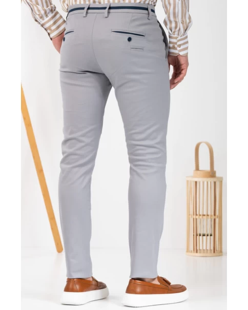 Ανδρικό Παντελόνι Chino Vittorio 500-24-Como Grey ΠΑΝΤΕΛΟΝΙΑ ΥΦΑΣΜΑ Ανδρικό Παντελόνι Chino Vittorio 500-24-Como Grey ΠΑΝΤΕΛΟΝΙΑ ΥΦΑΣΜΑ