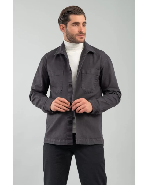 Ανδρικό Overshirt Vittorio 300-2324-James ASPHALT Ανδρικό Overshirt Vittorio 300-2324-James ASPHALT