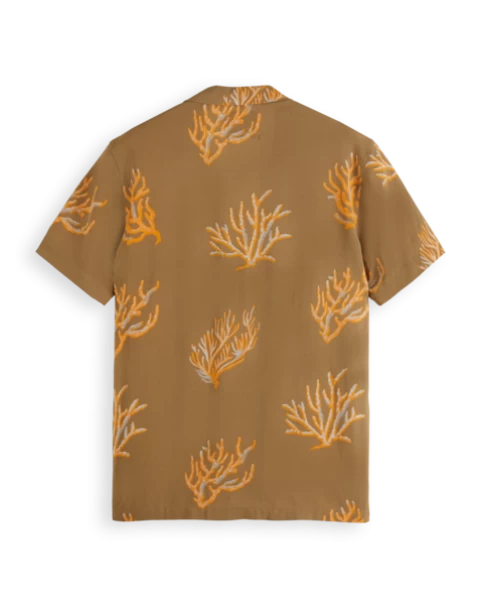 Ανδρικό Πουκάμισο Print SCOTCH & SODA 177054 SHORT SLEEVE SHIRTS Ανδρικό Πουκάμισο Print SCOTCH & SODA 177054 SHORT SLEEVE SHIRTS