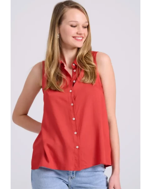 Γυναικείο Πουκάμισο Funky Buddha FBL009-101-05 Γυναικείο Πουκάμισο Funky Buddha FBL009-101-05