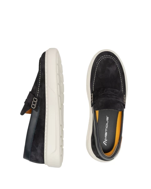 Ανδρικά Μοκασίνια Suede AMBITIOUS 13221A-1320AM LOAFERS Ανδρικά Μοκασίνια Suede AMBITIOUS 13221A-1320AM LOAFERS