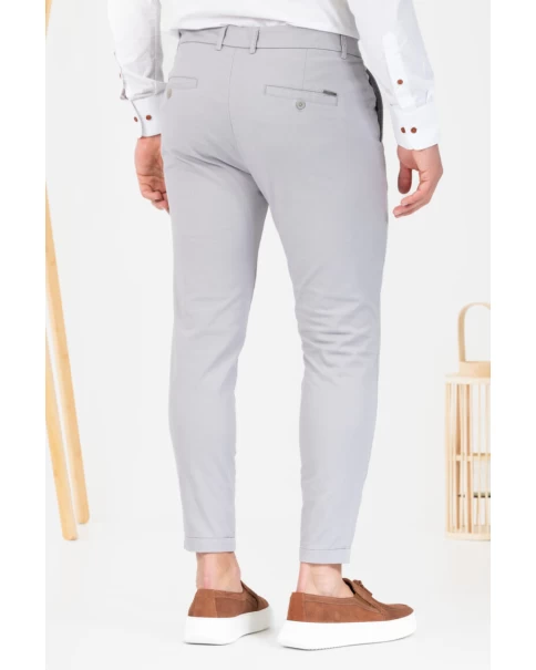 Ανδρικό Παντελόνι Chino Vittorio 500-24-ALTO Grey ΠΑΝΤΕΛΟΝΙΑ ΥΦΑΣΜΑ Ανδρικό Παντελόνι Chino Vittorio 500-24-ALTO Grey ΠΑΝΤΕΛΟΝΙΑ ΥΦΑΣΜΑ