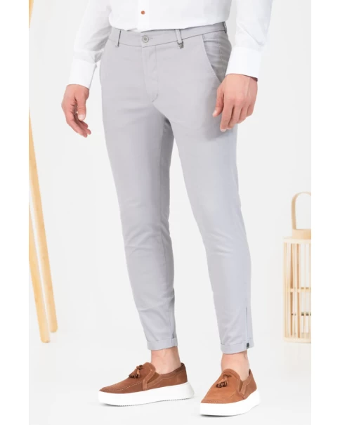 Ανδρικό Παντελόνι Chino Vittorio 500-24-ALTO Grey ΠΑΝΤΕΛΟΝΙΑ ΥΦΑΣΜΑ Ανδρικό Παντελόνι Chino Vittorio 500-24-ALTO Grey ΠΑΝΤΕΛΟΝΙΑ ΥΦΑΣΜΑ