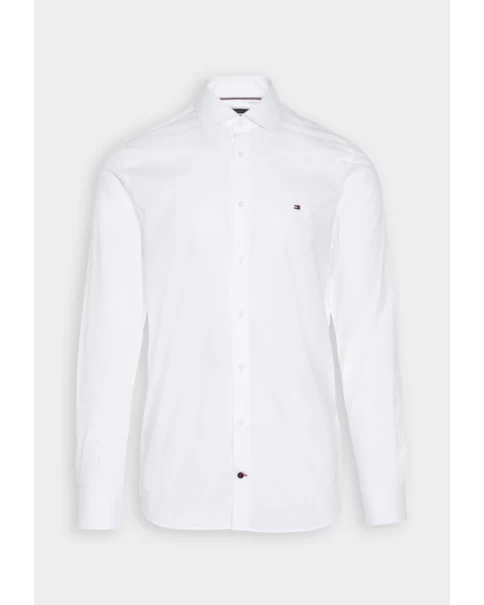 Ανδρικό Πουκάμισο Tommy Hilfiger MW0MW35794 white optic Ανδρικό Πουκάμισο Tommy Hilfiger MW0MW35794 white optic