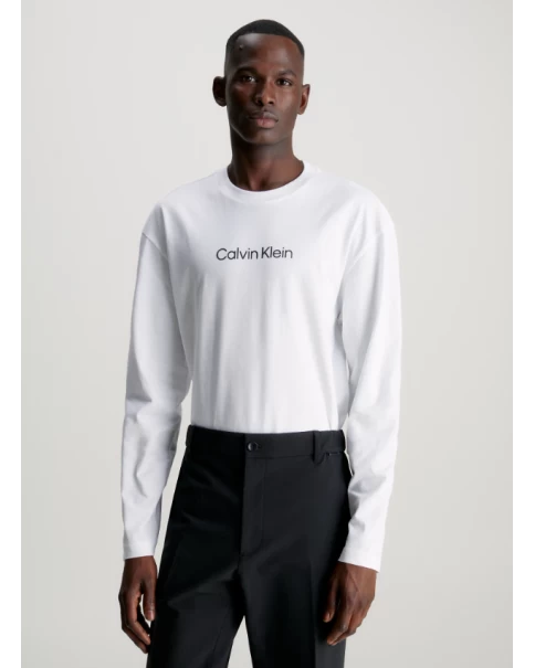 Ανδρική Μπλούζα Calvin Klein K10K112396 White