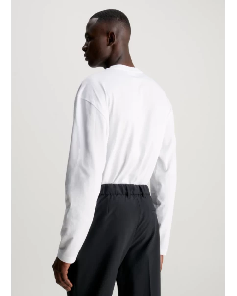 Ανδρική Μπλούζα Calvin Klein K10K112396 White ΜΠΛΟΥΖΕΣ ΜΑΚΡΥ ΜΑΝΙΚΙ Ανδρική Μπλούζα Calvin Klein K10K112396 White ΜΠΛΟΥΖΕΣ ΜΑΚΡΥ ΜΑΝΙΚΙ