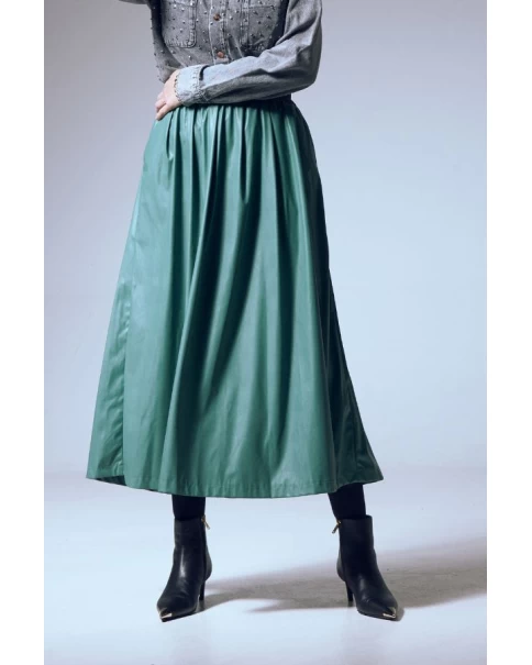 Φούστα Leather Black&black S25B1074 Φούστα Leather Black&black S25B1074