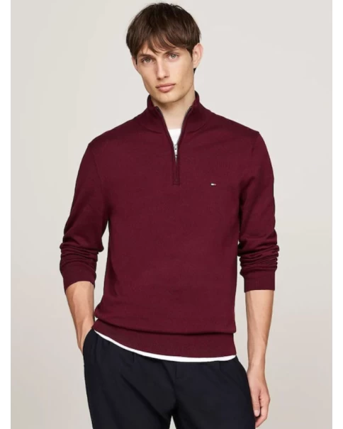 Ανδρικό Πλεκτό Zip Tommy Hilfiger MW0MW28049 KNITWEAR Ανδρικό Πλεκτό Zip Tommy Hilfiger MW0MW28049 KNITWEAR