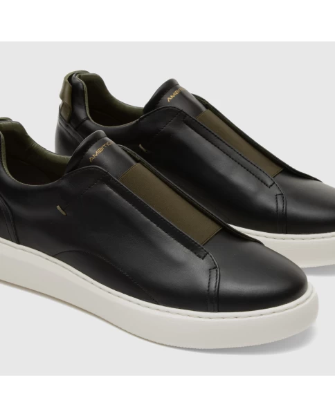 Ανδρικά Δερμάτινα Slip-On Παπούτσια AMBITIOUS 10441B-4848AM CASUAL-SNEAKERS Ανδρικά Δερμάτινα Slip-On Παπούτσια AMBITIOUS 10441B-4848AM CASUAL-SNEAKERS