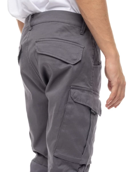 Ανδρικό Cargo Παντελόνι Cover New Army Grey T0186-29