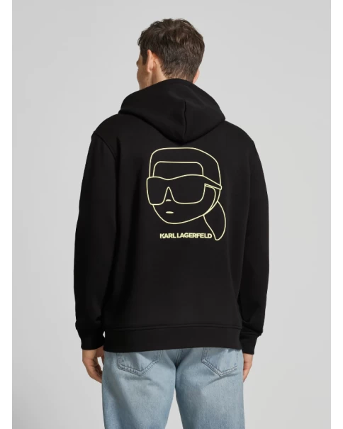 Ανδρικό Φούτερ με κουκούλα Karl Lagerfeld 705442 544908 990 SWEATSHIRTS & HOODIES