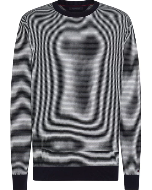 Ανδρικό Ανοιξιάτικο Ριγέ Πλεκτό Tommy Hilfiger MW0MW33524 Ανδρικό Ανοιξιάτικο Ριγέ Πλεκτό Tommy Hilfiger MW0MW33524