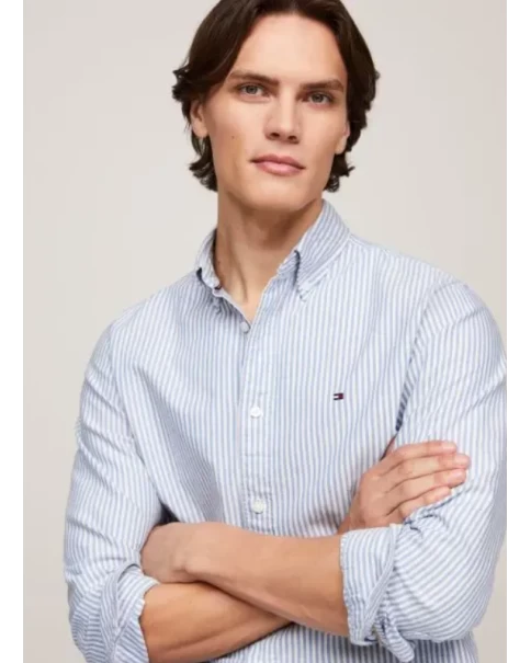 Ανδρικό Πουκάμισο Tommy Hilfiger MW0MW36238 Oxford Ανδρικό Πουκάμισο Tommy Hilfiger MW0MW36238 Oxford
