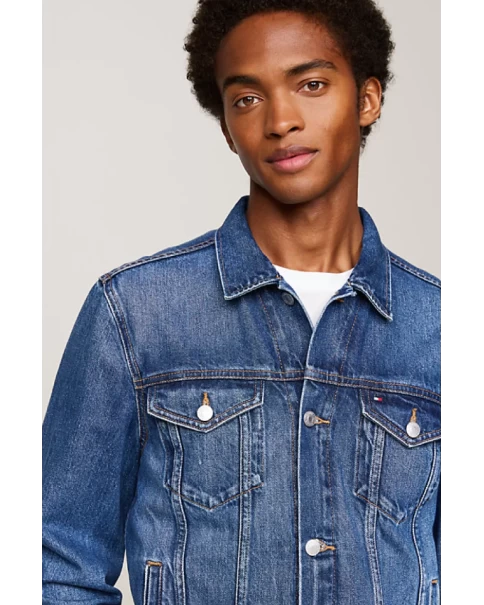 Ανδρικό Jean Denim Μπουφάν Tommy Hilfiger MW0MW32110 Ανδρικό Jean Denim Μπουφάν Tommy Hilfiger MW0MW32110
