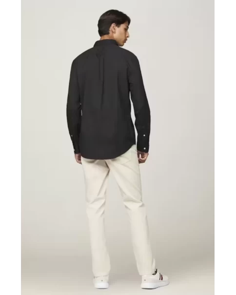 Ανδρικό Πουκάμισο Tommy Hilfiger MW0MW39988 Poplin LONG SLEEVE SHIRTS Ανδρικό Πουκάμισο Tommy Hilfiger MW0MW39988 Poplin LONG SLEEVE SHIRTS
