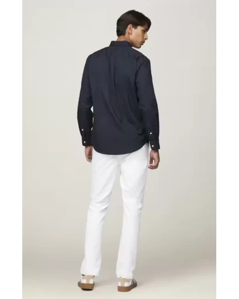 Ανδρικό Πουκάμισο Tommy Hilfiger MW0MW39988 Poplin LONG SLEEVE SHIRTS Ανδρικό Πουκάμισο Tommy Hilfiger MW0MW39988 Poplin LONG SLEEVE SHIRTS