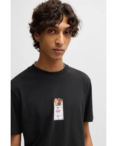 Ανδρικό T-shirt HUGO Dilesses 50530683 001 Ανδρικό T-shirt HUGO Dilesses 50530683 001