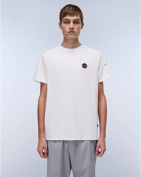 Ανδρική Μπλούζα Μονόχρωμη Napapijri Badge NP0A4I3N206 T-SHIRTS