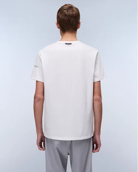 Ανδρική Μπλούζα Μονόχρωμη Napapijri Badge NP0A4I3N206 T-SHIRTS