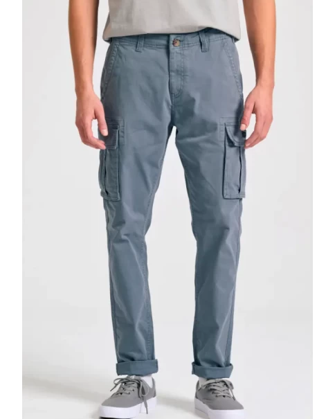 Ανδρικό Παντελόνι Cargo Funky Buddha FBM011-002-02 Steel Grey