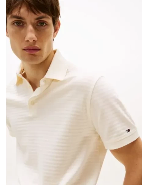 Ανδρική Μπλούζα Πόλο Mercerized Cotton Tommy Hilfiger MW0MW38743 Ivory POLO T-SHIRTS Ανδρική Μπλούζα Πόλο Mercerized Cotton Tommy Hilfiger MW0MW38743 Ivory POLO T-SHIRTS
